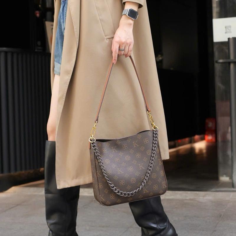 96266 Túi xách UK dáng vuông đeo vai kèm dây xích cho nữ BẢO HÀNH 1 NĂM - LỖI 1 ĐỔI 1 TRONG VÒNG 7 NGÀY Kem