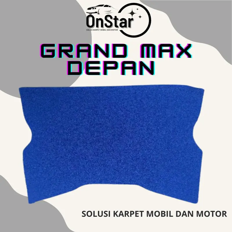 Karpet Mobil Grand Max Depan PVC Premium 1,6-1,8cm - Merah Car 0