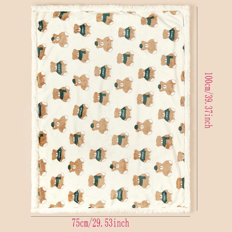 Product Introduction of [2025]Baby Swaddle Blanket, Cute Print Double Layer Flannel Wrap For Newborn, Warm Comfortable Blanket 7