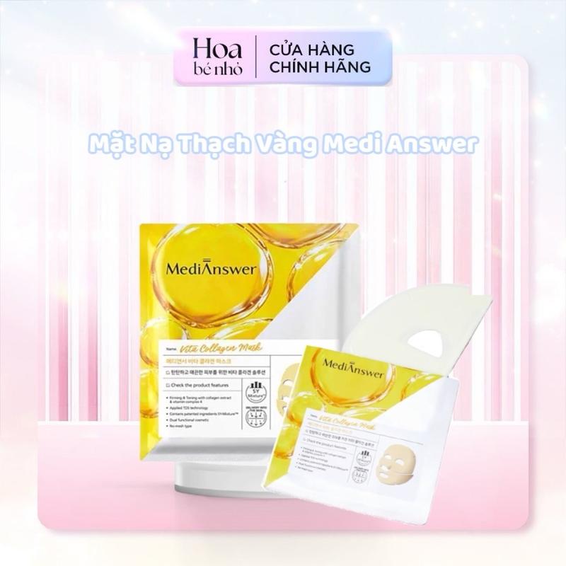 Mặt nạ thạch vàng collagen mask cao cấp hộp 5 miếng Cấp nước