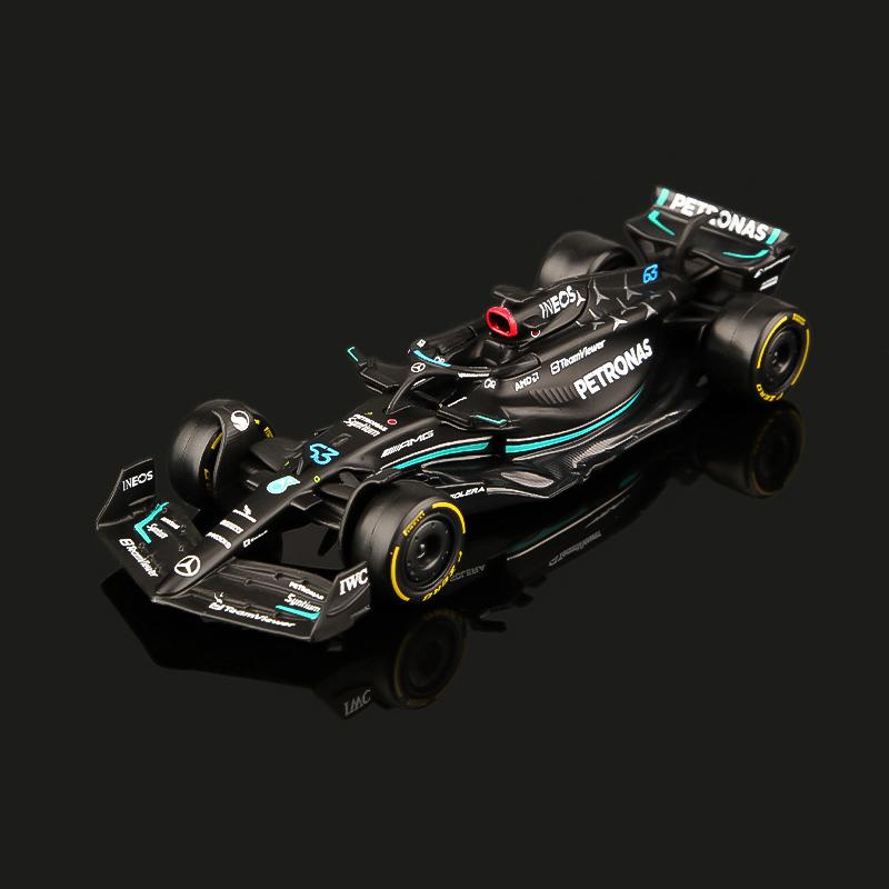 Product Introduction of Bburago 1:43 2023 F1 Model RB19 W14 SF23 C43 A523 AMR23 Racing Alloy Car Toy Red Bull Mercedes Alfa Romeo Apline 51