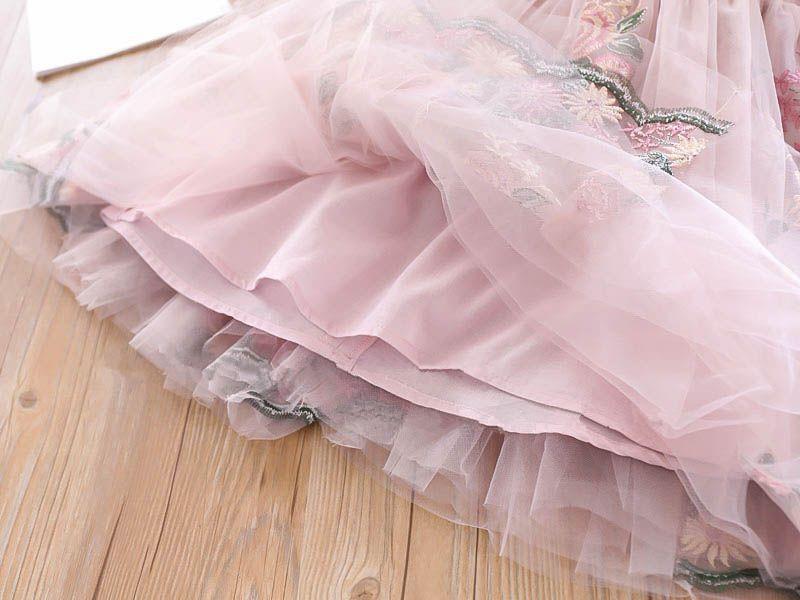 Product Introduction of Váy Dài Tay Cho Bé Gái, Quần Áo Mùa Thu, Phong Cách Hàn Quốc, Thêu Hoa, Váy Công Chúa, Tay Phồng, Phong Cách Cung Điện, Phong Cách Phương Tây, Thích Hợp Cho Bé Gái, Năm 2025, Tổng Giá Hơn 1.000 HTK 14