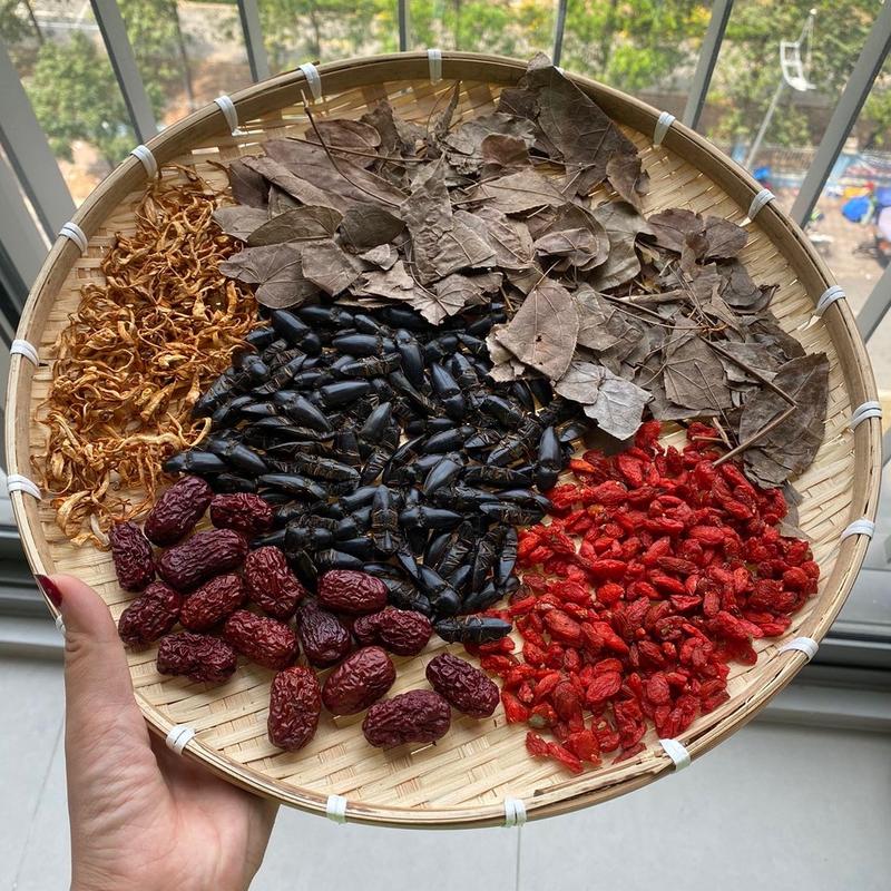 Tra tu nhien 5 vị 50 bocui, taodo , kytu , đông trùng hạ thảo (tea)