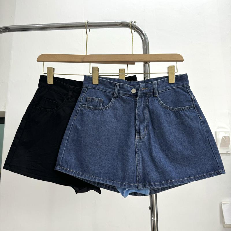 Product Introduction of Chân váy jeans bigsize nữ dáng chữ A không co giãn có quần bảo hộ dành cho nàng chuuby -CV407 35