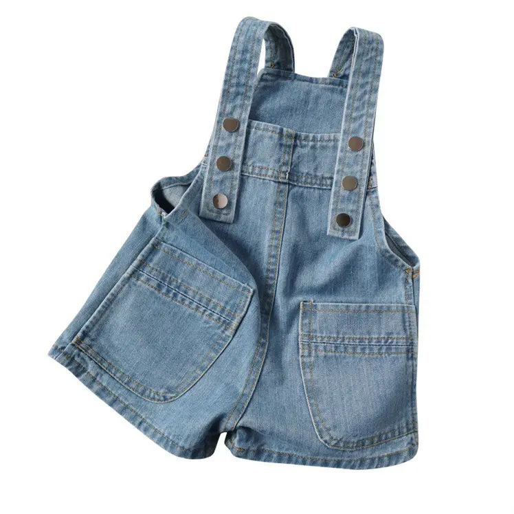 (9-28kg)Yếm jean Xanh Bé trai, bé gái hàng quảng châu cao cấp