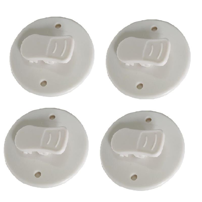 Product Introduction of Shower Curtain Clips Shower Windproof Splash Guard Self Adhesive Curtain Clips Home Decoration Accessories For Living Room 25