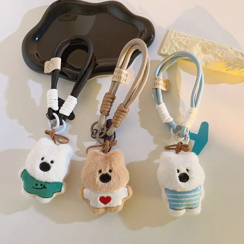Plush Doll Mobile Phone Strap Cartoon Cute  Doll Pendant Creative Mobile Phone Case Accessories Cute Bag Pendant Small Gift
