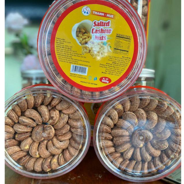 500GRAM HẠT ĐIỀU RANG MUỐI NGUYÊN LỤA BÌNH PHƯỚC hạtdinhdưỡng