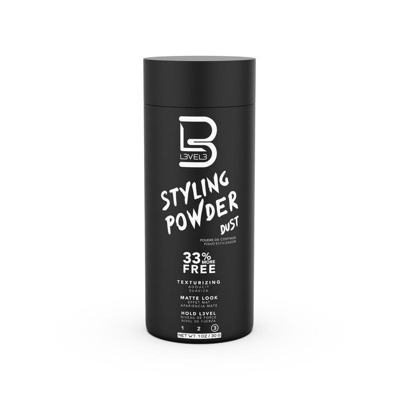 L3 Level 3 Styling Powder - Natural Look Mens Powder - Easy to Apply ...