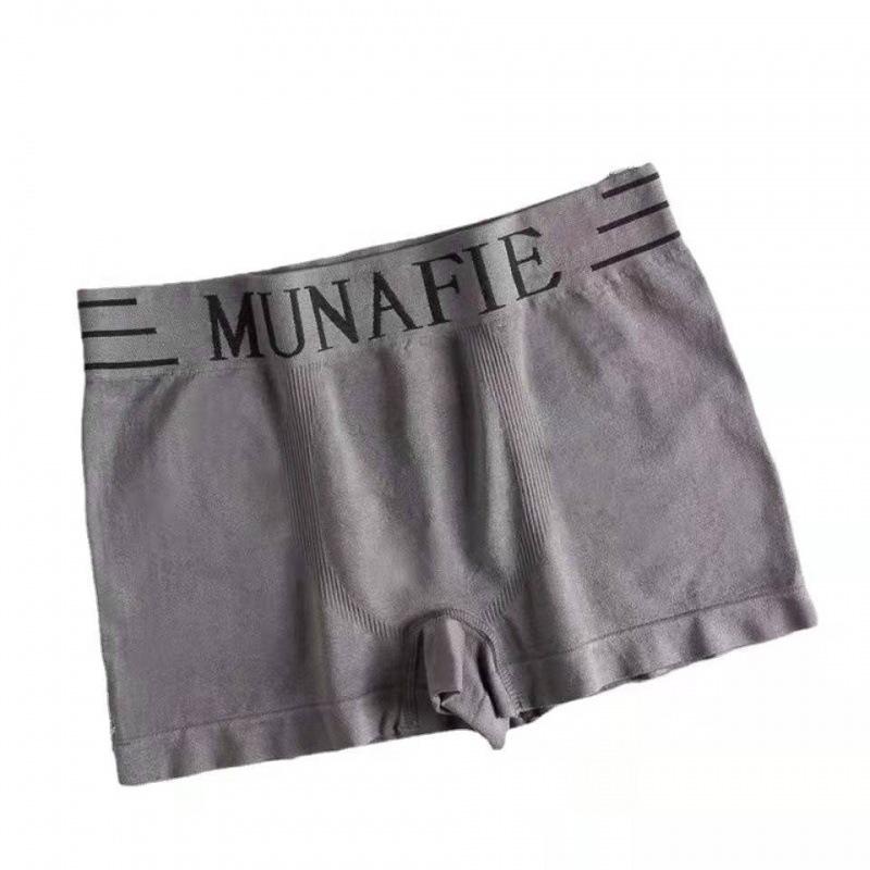 Quần Boxer Liền Mạch, Dành Cho Nam Giới, Phổ Biến, Ngoại Cỡ, Thoáng Khí, Siêu Co Giãn, Đồ Lót Thể Thao, Với Thiết Kế Chữ Cái 6