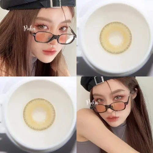 PINKINSOFTLENS My Moonwalk Gray Brown Blue By Pinkin Softlen Wedding Normal sd -10.00 1 Pasang Lensa Kontak Warna Diameter 14.5mm Lensa Kontak softlen Soft Lens Murah 7