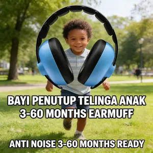 Kerok Anak Anti Gangguan 25 dB dengan Bola Sorb Medan Lembut, Material ABS Ramah Lingkungan, Berat Ringan & Lebih Lebih Nyenyak untuk Ngantuk, Belajar Fokus, dan Perlindungan Dengar Aman - Pilihan Warna Hitam, Biru, Kuning, Merah Jambu