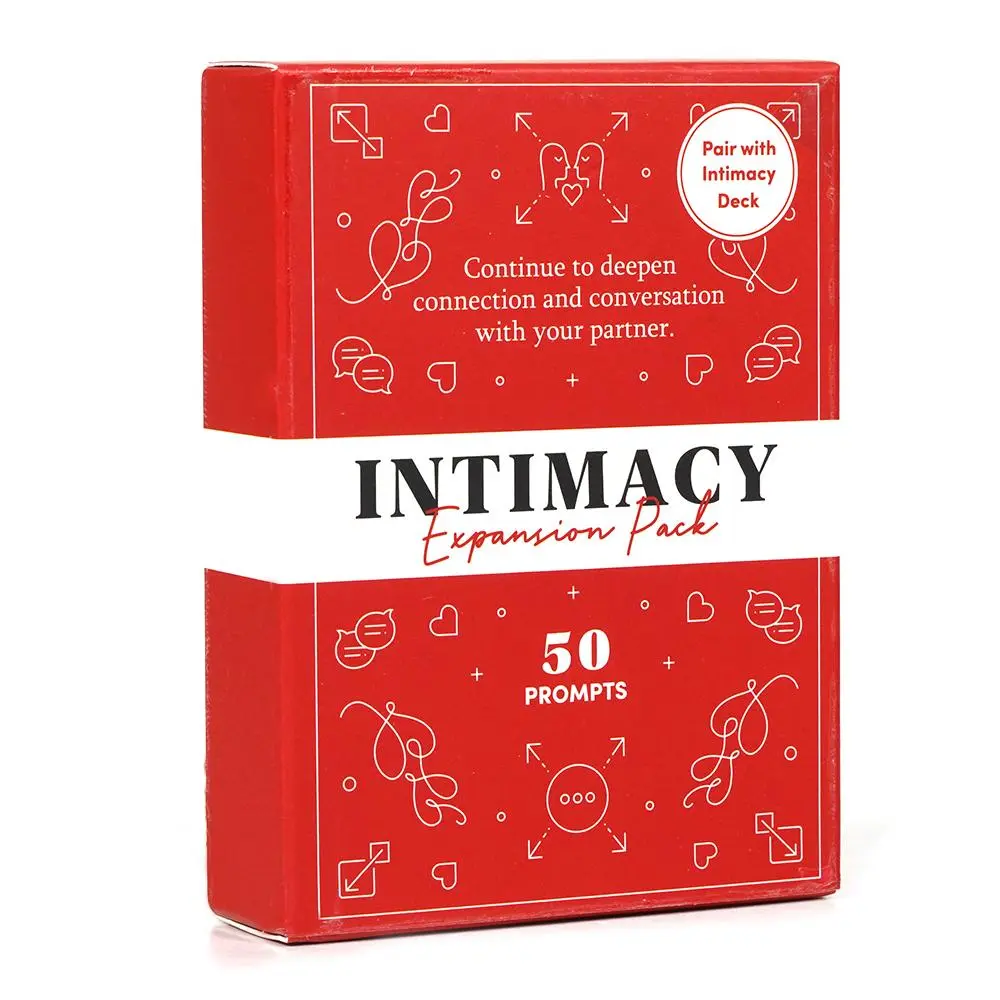 Intimacy Expansion Pack, 1 Box Couple Card Game, Deep Conversation Tool, Family Entertainment Game, Perfect Anniversary Gift, Couple Date Night