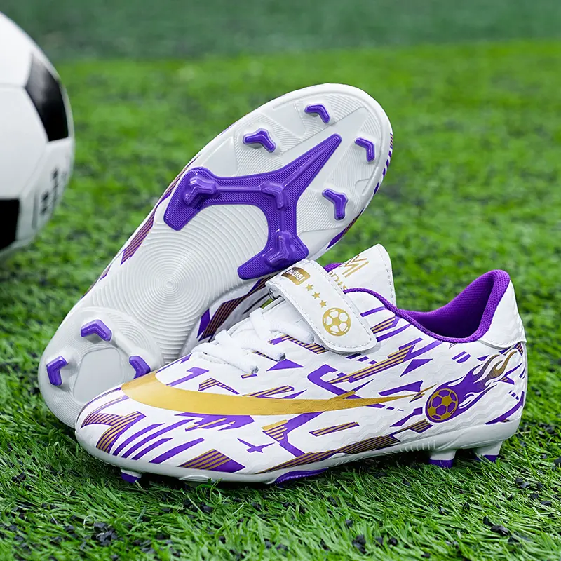 Giày Bóng Đá Cho Trẻ Em, Thoải Mái, Giày Đá Bóng Ngoài Trời, Thích Hợp Cho Thanh Niên Và Người Lớn, Có Cleats Sân Cỏ, Giày Bóng Đá, Giày Thể Thao Ngoài Trời, Giày Chạy Bộ Ngoài Trời Cho Trẻ Em, Giày Tập Luyện, Mới Năm 2024 Kid Sneaker