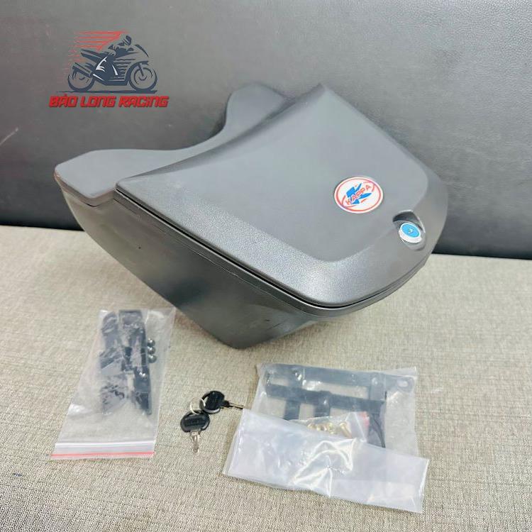 Thùng giữa xe máy KAPPA gắn nhiều loại xe máy có khóa bảo vệ