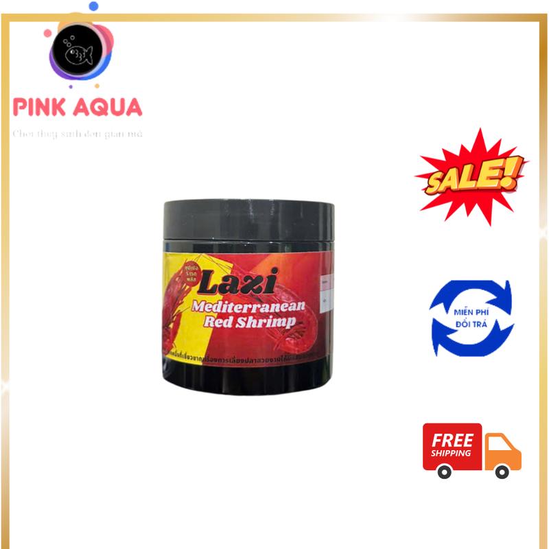 Tôm đỏ Địa Trung Hải LAZY - Thức ăn cám siêu kích đỏ cao cấp tăng màu vượt trội cho cá Ali , cá vàng , Chép phi tần , sư sử đỏ ,....cá cảnh