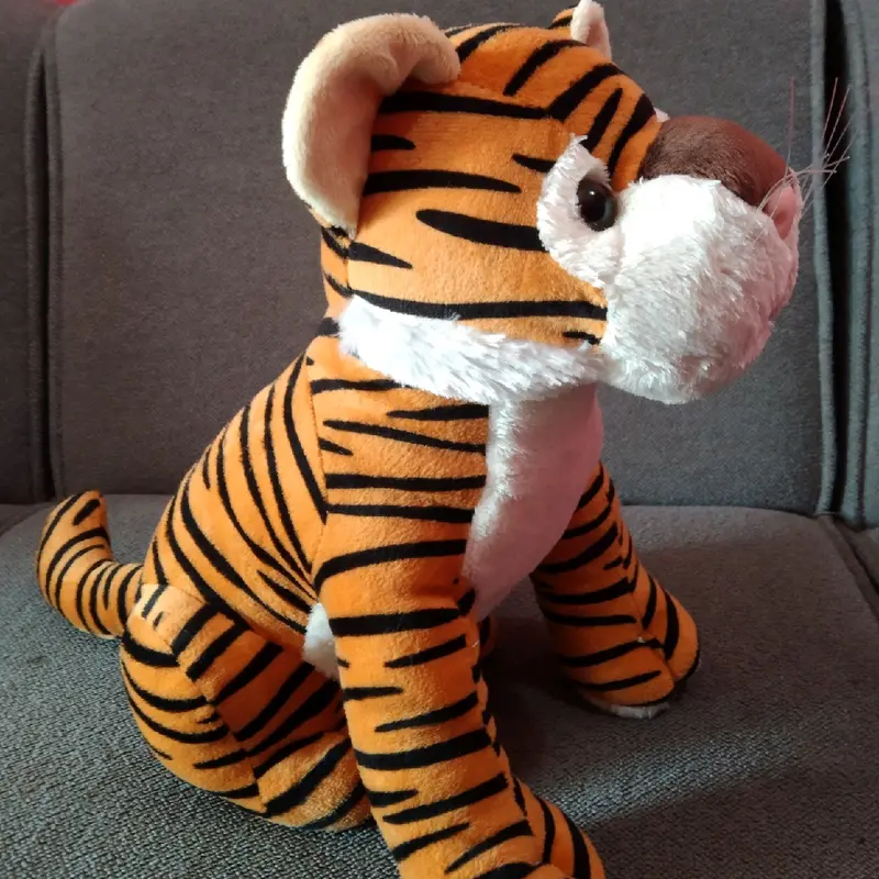 BONEKA KUCING MACAN TUTUL HARIMAU LORENG BELANG COKELAT SINGA SIMBA MAINAN 3