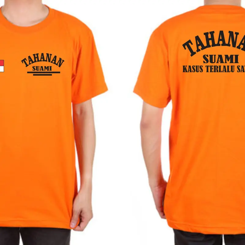KAOS TAHANAN SUAMI / COD KAOS OBLONG LENGAN PANJANG  DAN PENDEK/ KAOS BAJU T-SHIRT/UNISEX/BAHAN PREMIUM PRIA&WANITA Katun 7