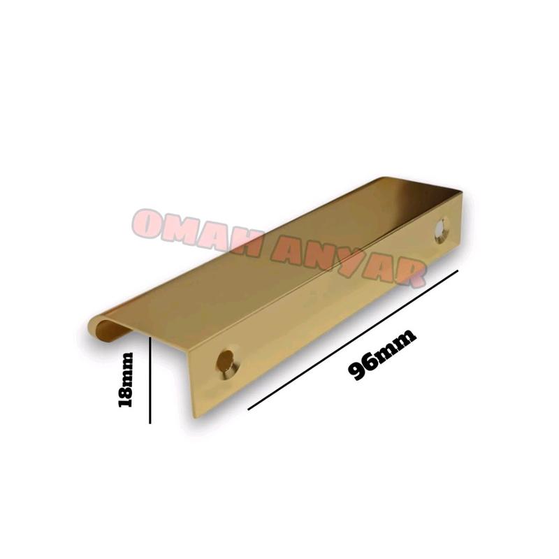Handle Tarikan Lemari Laci Minimalis Interior Huben TA-25 Gold Mirror 1