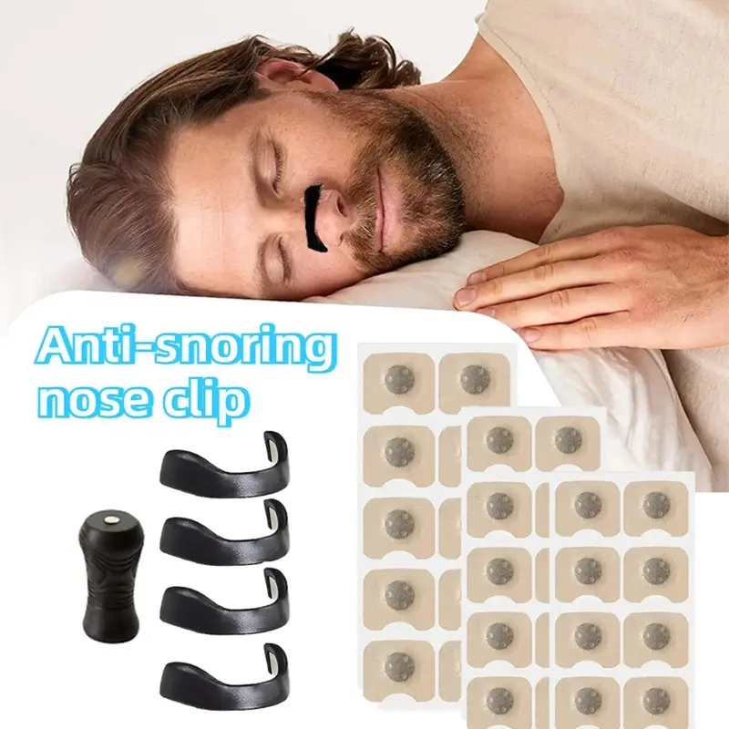 Magnetic Nasal Dilator Anti Snoring Nasal Strip, Improve Oxygen Intake, Sleep Nasal Breathing Dilator Starter Kit