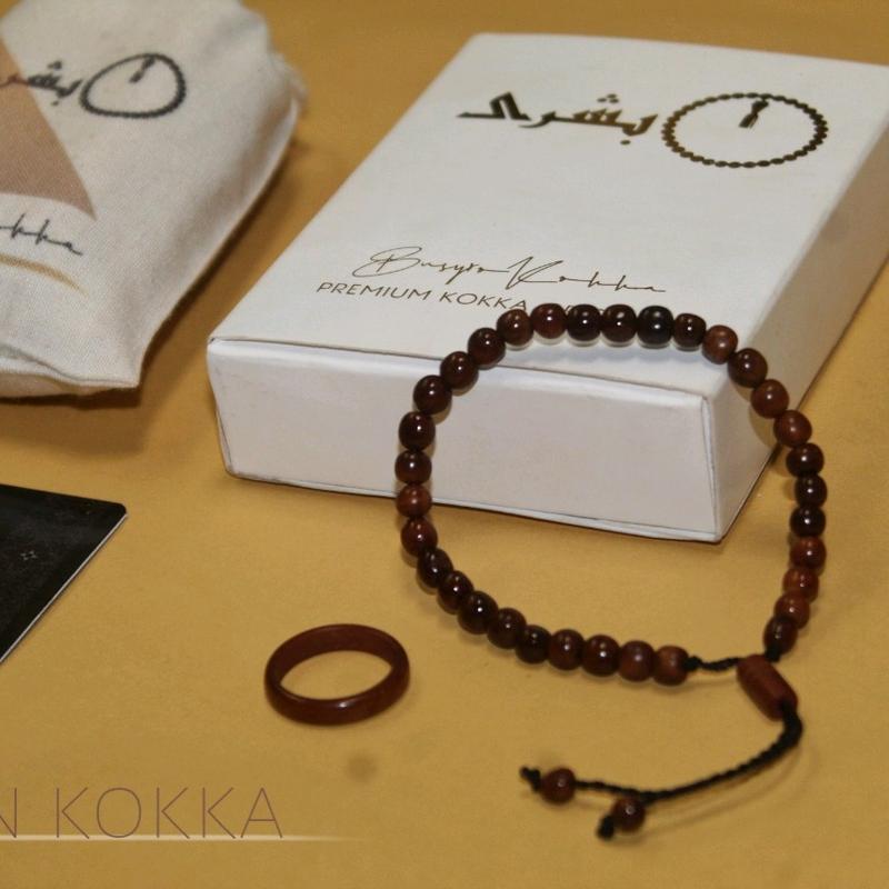 PREMIUM !! Gelang Tasbih 33 Bulat Asli Kokka 100% 0