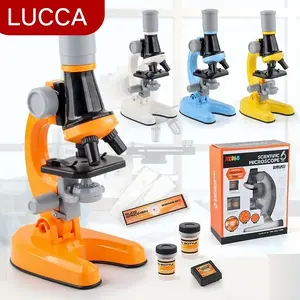 Upgrade 1200X Zoom Mikroskop Science Educational Toys Kit Lab Homeschool Mainan Untuk Hadiah Anak-anak