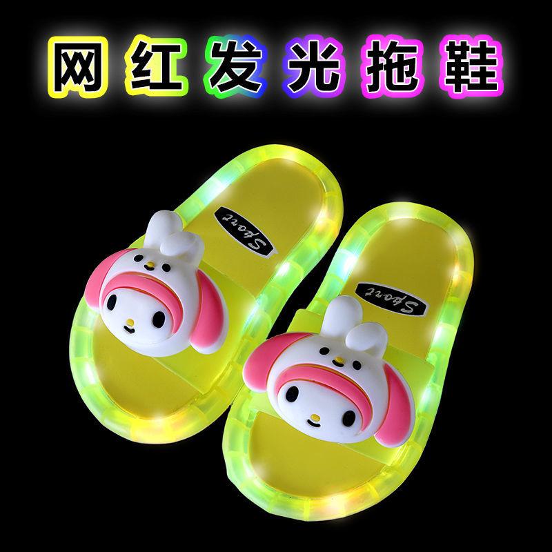 Product Introduction of [New Model] AG SHOP2025 Internet Celebrity Glowing Girls' Summer Indoor Non-Slip Soft Sole Slippers for Toddlers and Kids ✨   [Angel] ✨ 14