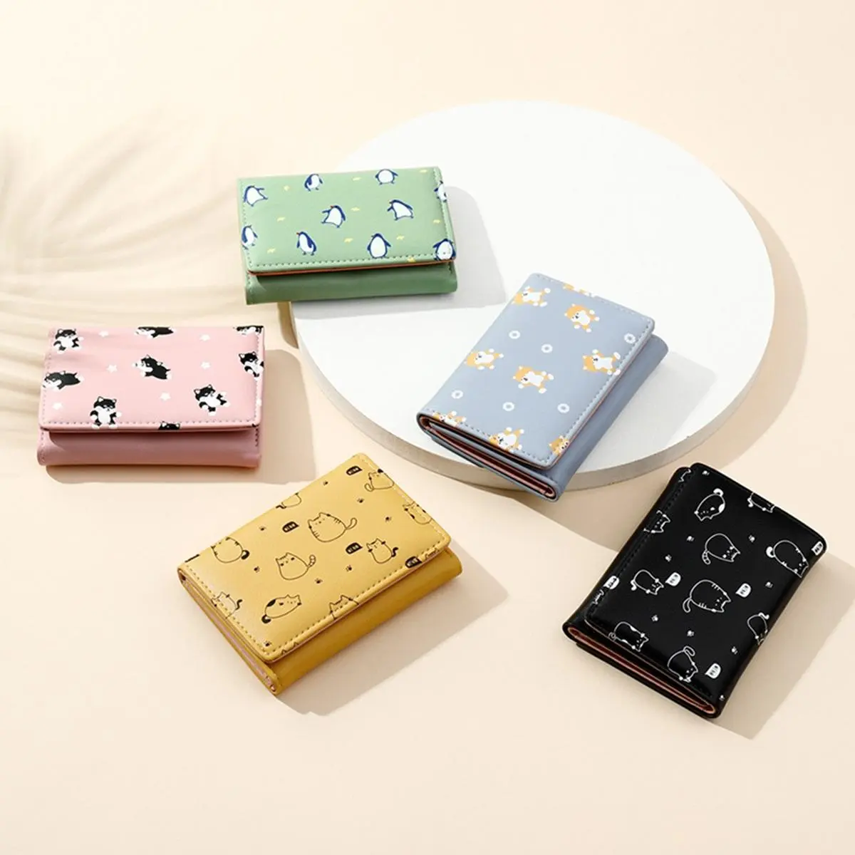 Kans Dompet Lipat Wanita Import Lipat Dompet Pendek Tempat Kartu D248