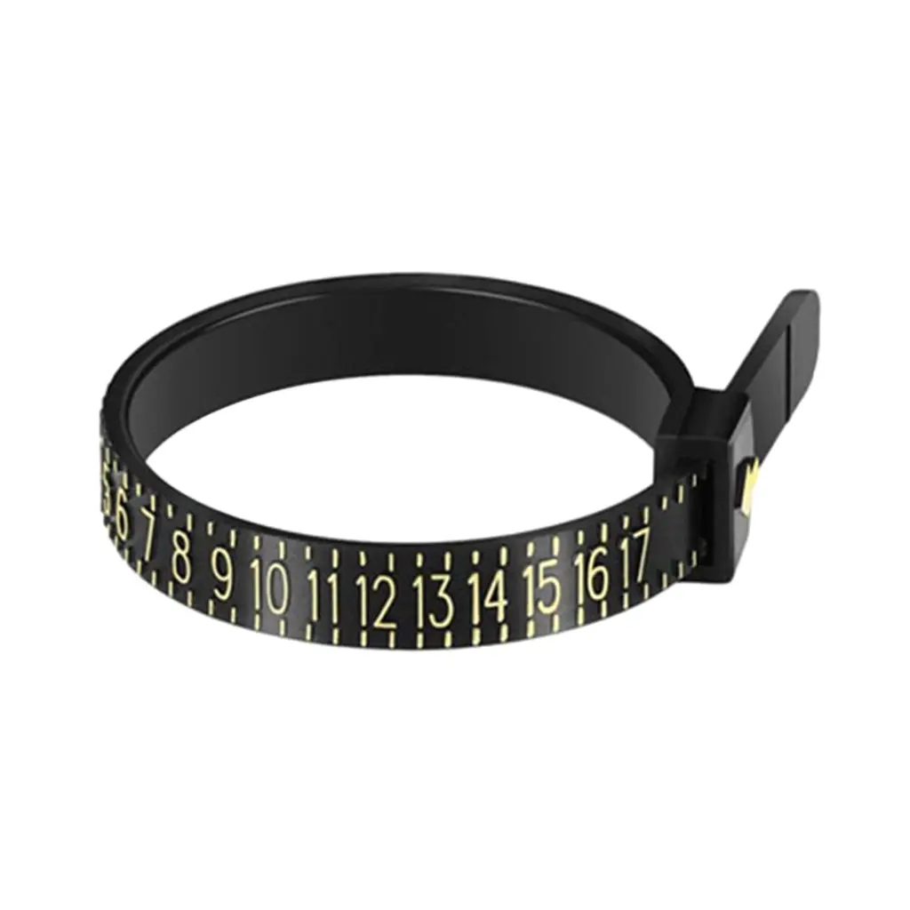 Plastic Ring Sizer Measuring Set Meter Measure Tool Finger Measurer Jewelry Size