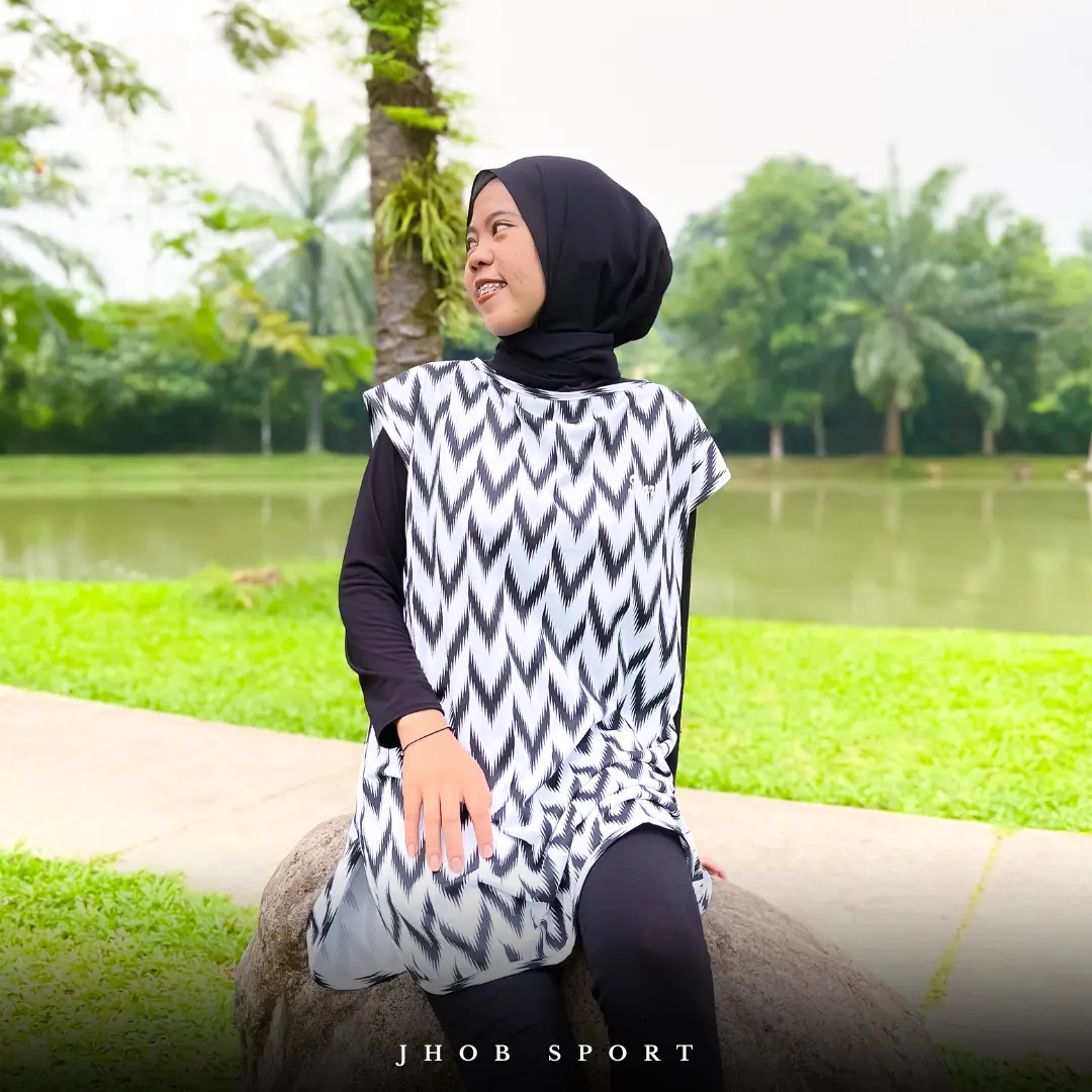 915 Jhob Sport Rompi Vest Olahraga Wanita Terbaru Kekinian / Rompi Sporty / Outer Rompi Vest Zumba Senam Olahraga Wanita Baju Muslim Panjang Tunik
