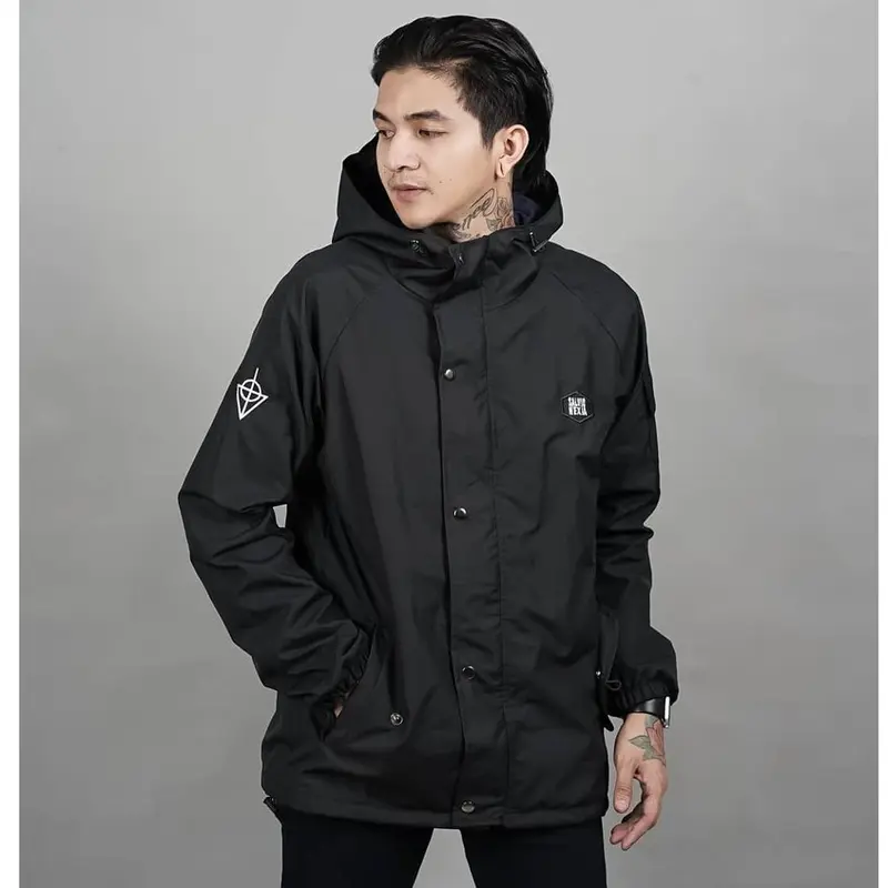 JAKET PRIA - JAKET CASUAL PRIA-JAKET SALVIOHEXIA-JAKET WATERPROOF OUTDOOR -JAKET PARASUT PRIA MURAH Cowok Nyaman Unisex Lembut Keren Distro Bandung 3