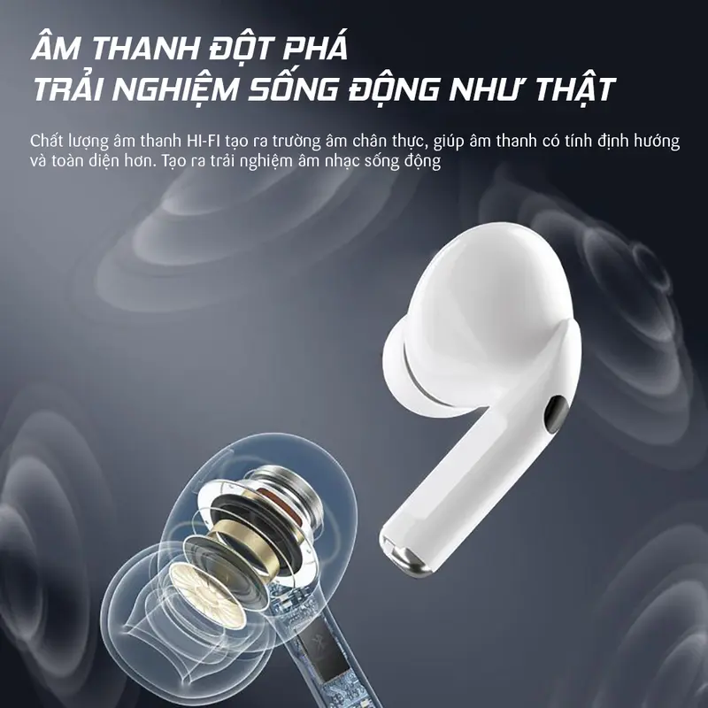 [Tiếng Việt + Tặng Ốp Silicon] Tai Nghe A9 Pro ANC/ ENC - Màn Hình Cảm Ứng LCD Thông Minh - Giảm Tiếng Ồn Chủ Động, Khử Tiếng Ồn Chủ Động -  Bass Siêu Căng Nhét Tai - Bluetooth 5.4 6