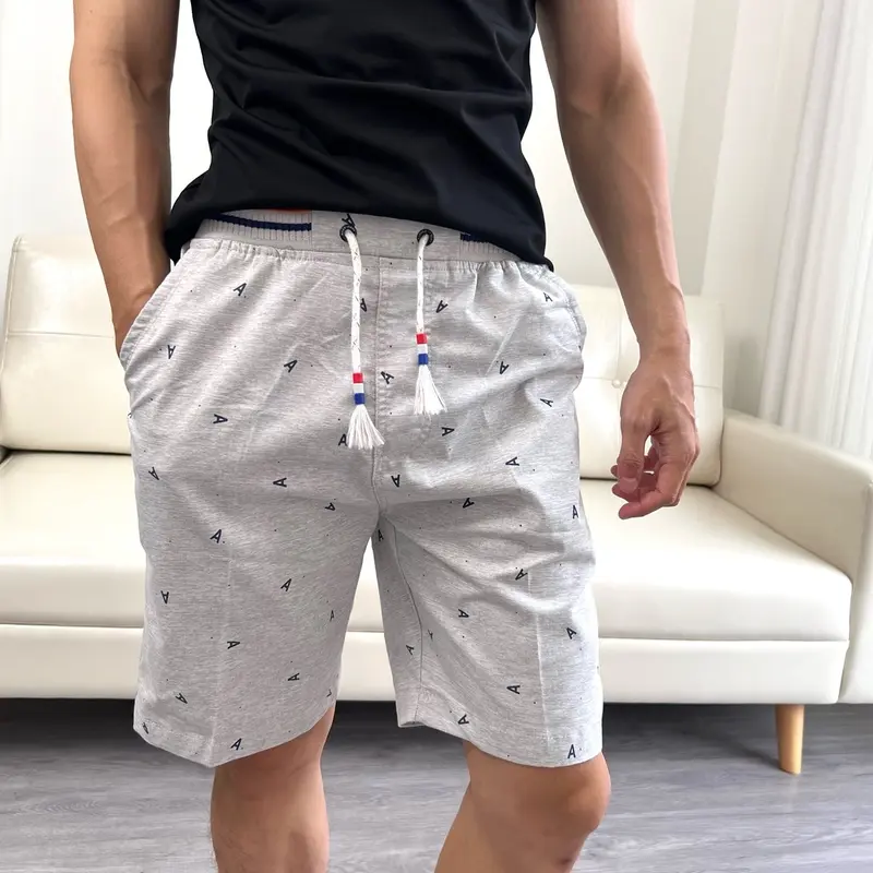 Quần Short Nam Bo Lưng thun Có Túi Phôm quần ngang gối chất liệu vải Linen thoáng mát mặc đi chơi Menswear 1