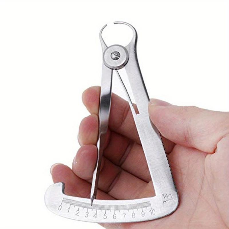 Stainless Steel Ruler Measuring Tool 0-10mm Precision Jewelr - TikTok Shop