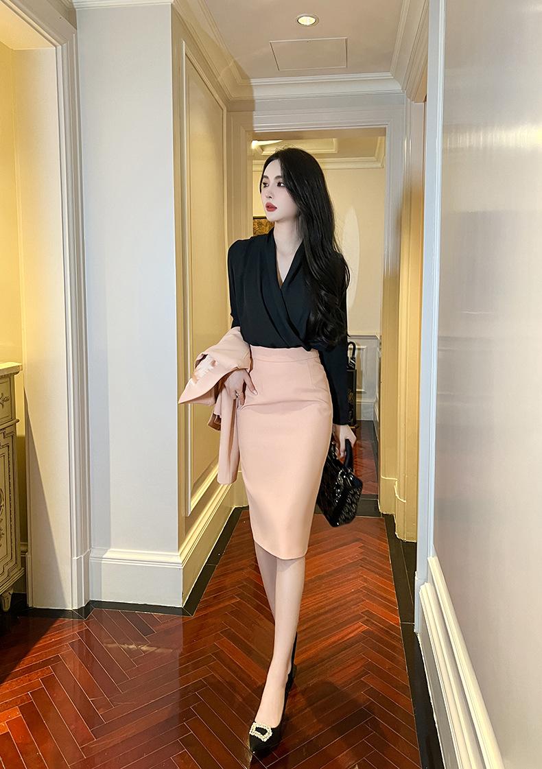 Product Introduction of Fashion Shirt Women's work shirts, satin shirts White Shirts, Long Sleeve Shirts, Korean Shirts, Blouses, Women's Shirts 30019 22