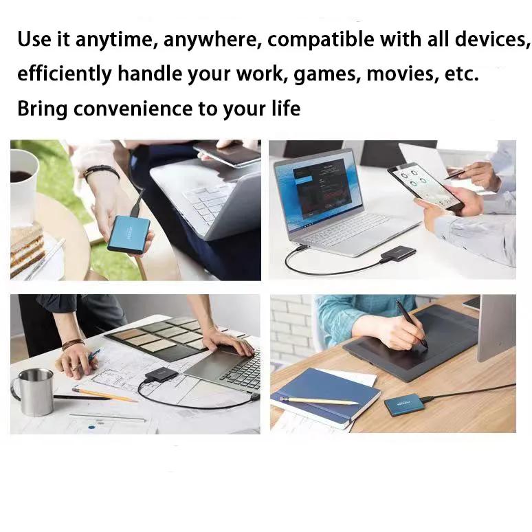 Product Introduction of 1.8"  disco duro externo USB 3.0 Type C   ssd external hard drive 500GB 1TB 2TB for laptops  Desktop 7