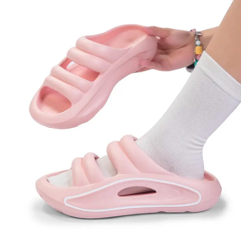Cososisi Sandal Pria Baru Sandal Pasangan Pantai Selebriti Sol Tebal ukuran: 30-44 6
