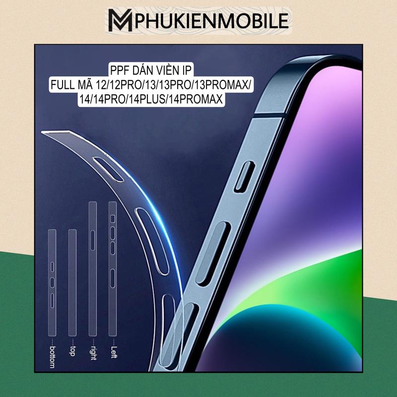 PPF dán viền trong suốt siêu dính - chống trầy viền máy dành cho IPhone…
