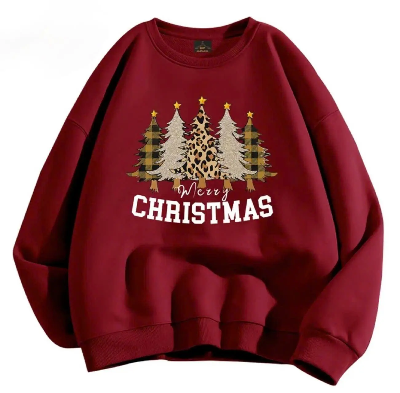 Áo sweater NOEL Cây thông CHRISTMAS nỉ bông form rộng·