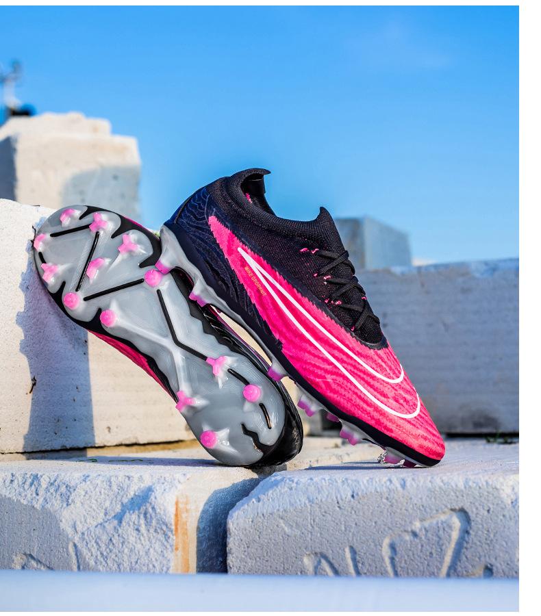 Product Introduction of In Stock Long Nail Broken Nail Football Boots Youth Soccer Shoes Men and Women Same Style More than Sneaker Human Made Sneakers Men and Women Soccer Shoes GT Soccer Shoes Outdoor Non-Slip Soccer Shoes Straight Hair 8