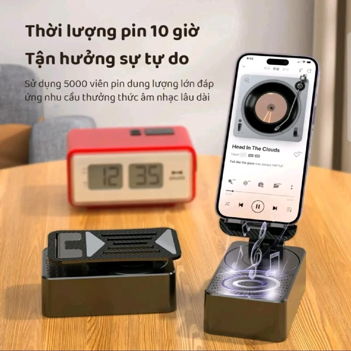 Giá đỡ điện thoại 3 trong 1 kèm sạc dự phòng + loa bluetooth đa năng tiện lợi thích hợp đem đi du lịch | BigBuy360 - bigbuy360.vn Giá đỡ điện thoại 3 trong 1 kèm sạc dự phòng + loa bluetooth đa năng tiện lợi thích hợp đem đi du lịch | BigBuy360 - bigbuy360.vn