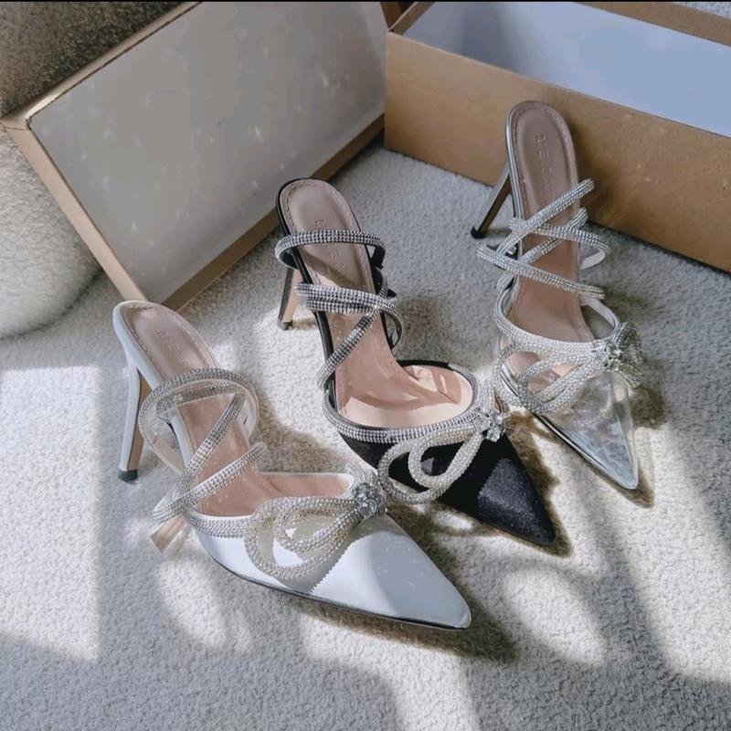 Nơ đá 9 phân thuý hoa Nữ Shoes caogot giày cao giay 3