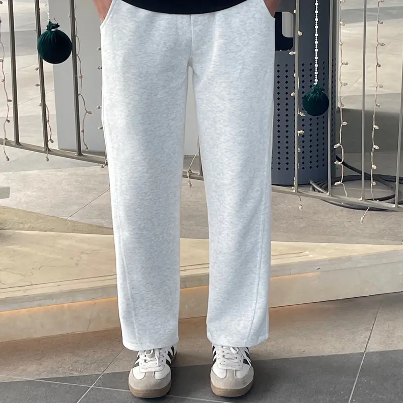 Quần Nỉ 2 Da From Suông Nam Nữ Track Pants [DYNG STORE] 4