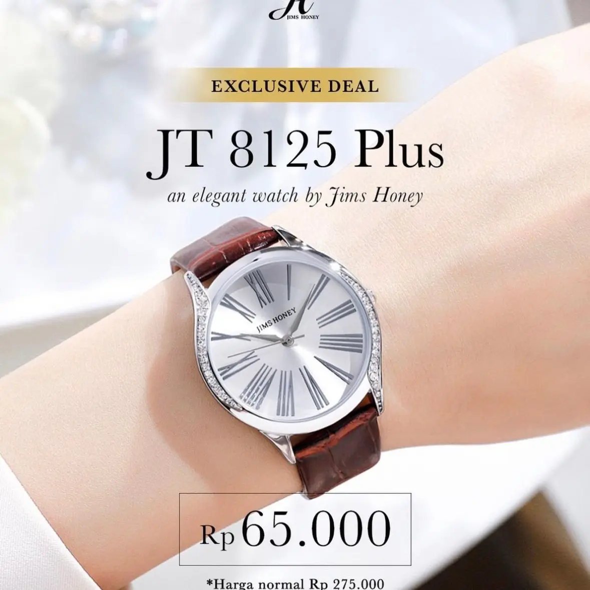 JAM TANGAN WANITA JT 8125 JIMSHONEY