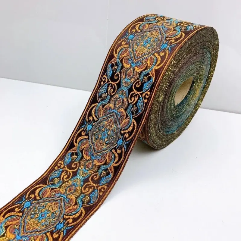 Phụ Kiện Ren, Viền Cổ Áo Và Vòng Bít, Phong Cách Cổ Điển Dân Tộc Ruy Băng Váy, Phụ Kiện Đồ Trang Trí Quần Áo Tự Làm, Dải Vải Phong Cách Miao 7