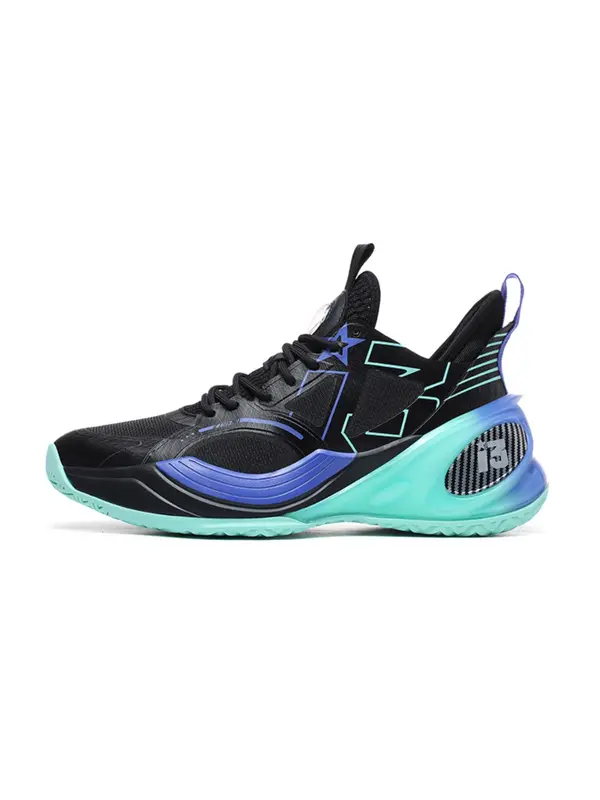 Men's Basketball Shoes, Sporty Lace Up Above The Ankle Sports Shoes, Breathable Comfortable Non-Slip Sneakers for Outdoor Sports 4