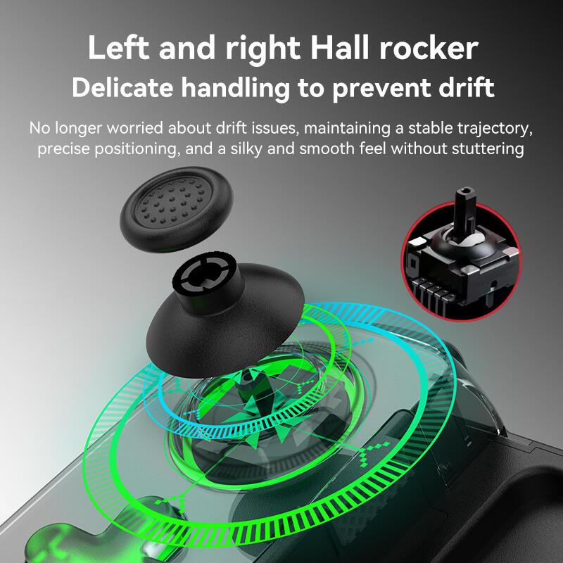 Tay Cầm Chơi Game, Tay Cầm Chơi Game Có Thể Co Giãn, Sáu Trục, Tương Thích Với Điện Thoại Android Và PC / iOS, Bluetooth Không Dây, Hỗ Trợ Công Tắc, D7, Thích Hợp Cho Chơi Game 3
