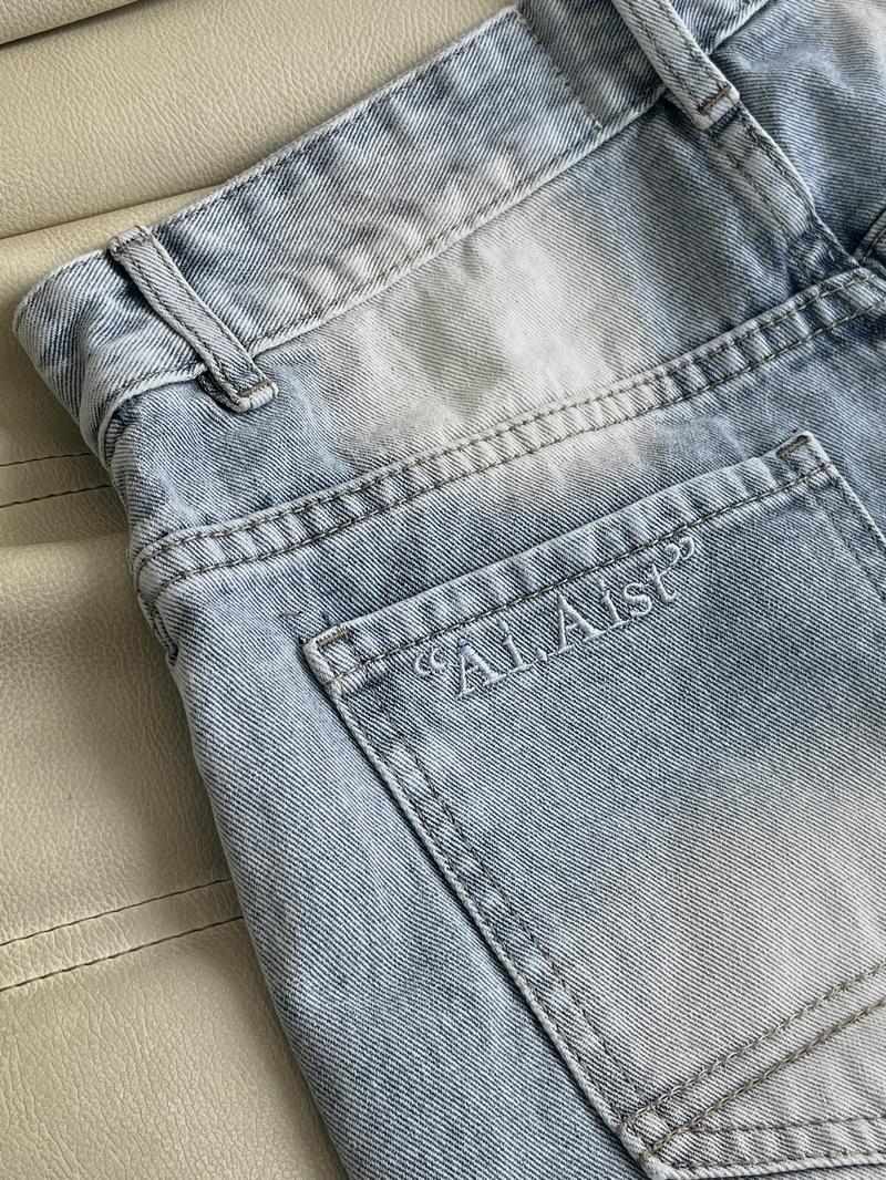 Product Introduction of AIAI OFFICIAL Low-rise Jean Wash VERS 2 (quần Jean ống rộng cạp thấp thêu logo) 2