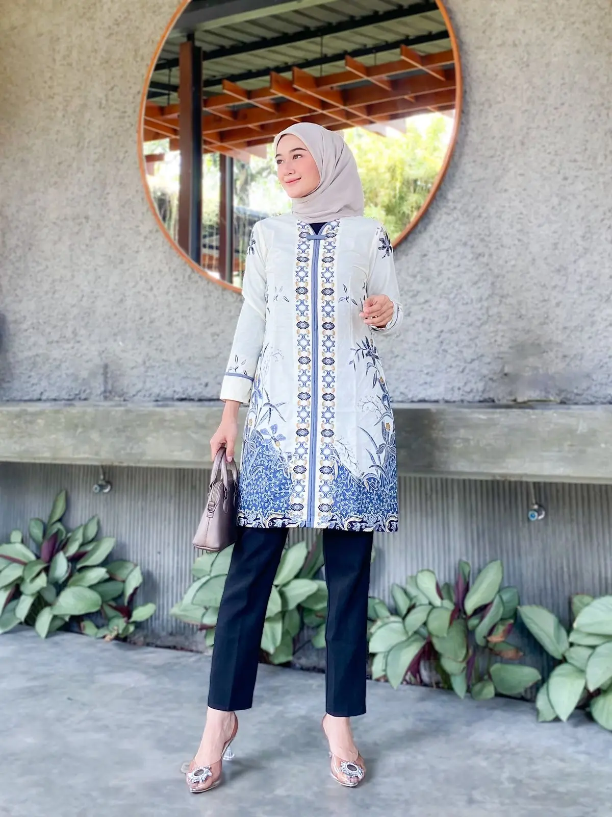 TUNIK BATIK 1429 WK 01 CIB.60 II ATASAN BATIK II BAJU BATIK WANITA II TUNIK BATIK