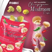Gambar 【BARU】 Pamma Champignon Mushroom Crisps 45g - Keripik Jamur Kancing rasa Jalapeno dan Truffle, Keripik truffle, jamur kering sehat - Hot Jalapeño dari PAMMA INDONESIA Kab. Tangerang 3 Tokopedia